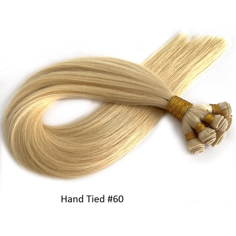 Hand-tied weft